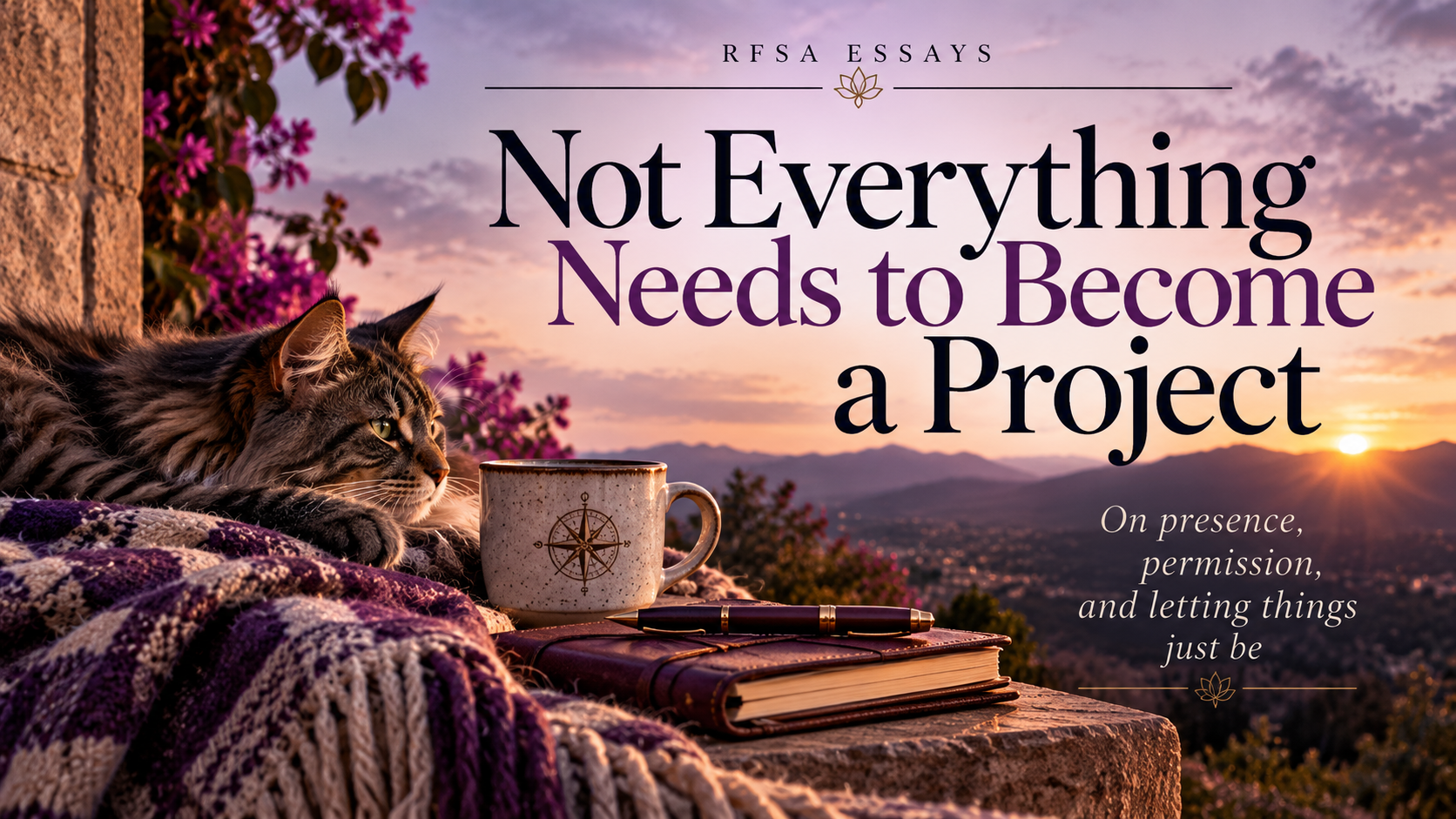 Not everything needs to become a project